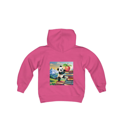 Cute Panda Youth Hooded Sweatshirt – Curiosity, Determination & Whimsical Adventure