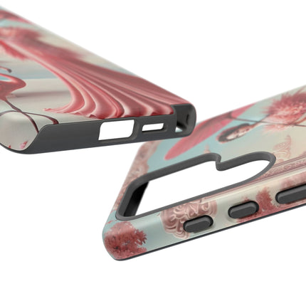 Petals, Porcelain, and Flamingos Phone Cases