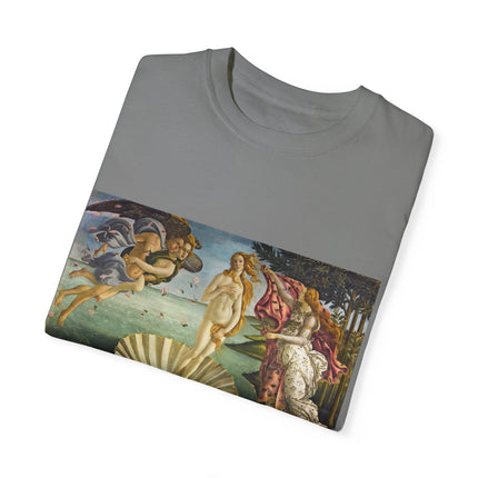 Birth of Venus by Sandro Botticelli Unisex Garment-Dyed T-shirt
