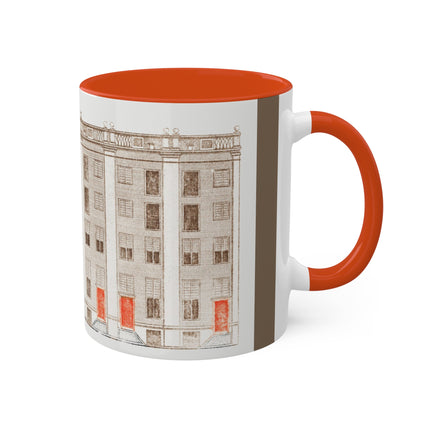 Amsterdam Canal Houses by Johan Teyler Colorful Mugs, 11oz