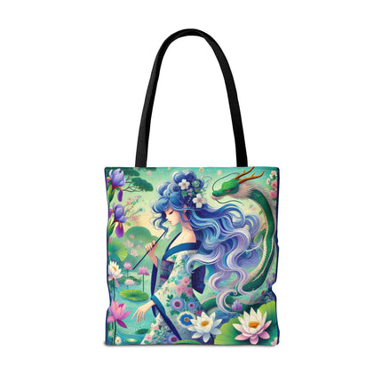 Fairy of the Koi Pond Tote Bag – Mystical Harmony & Pond Enchantment