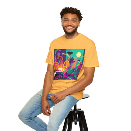 Dance of the Skeleton Ballerinas Unisex Garment-Dyed T-shirt