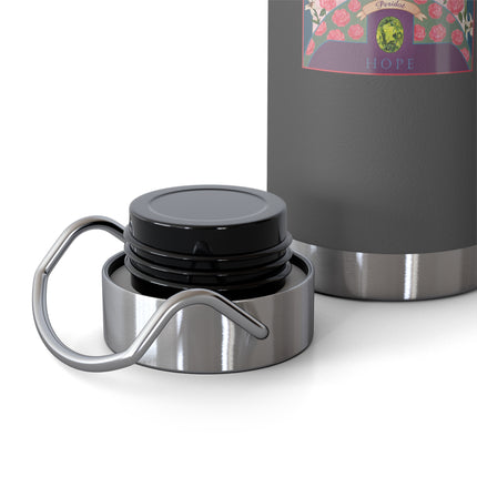 August & Peridot (from the Gem Series) by Sofia Chiostri Copper Vacuum Insulated Bottle, 22oz