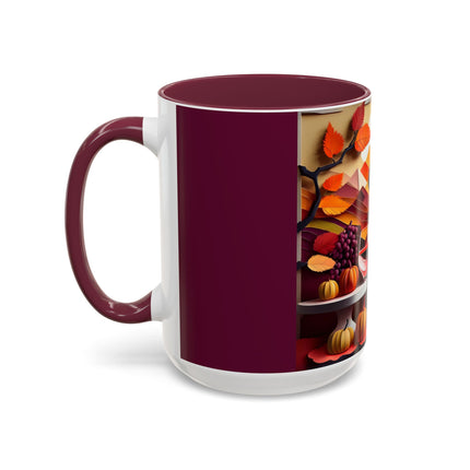 Shih Tzu at an Autumn Colorful Mugs (11oz, 15oz)