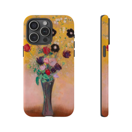Vase of Flowers by Odilon Redon Phone Cases