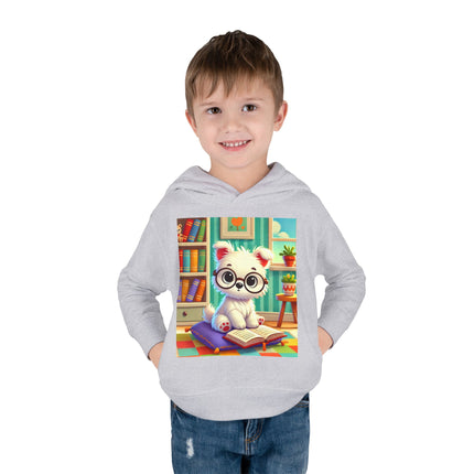 Little Scholar Pup Toddler Pullover Fleece Hoodie