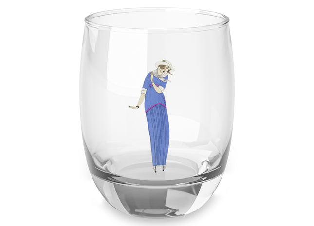 Petite Robe de Jardin (Garden Dress) by Charles Martin Whiskey Glass