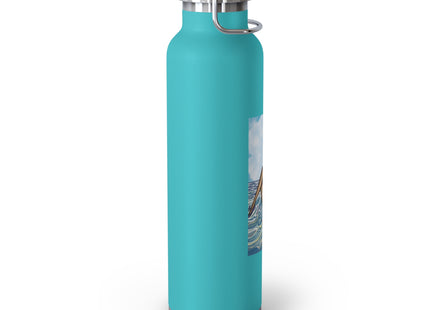 Playful Waves and Fashion Follies Copper Vacuum Insulated Bottle, 22oz