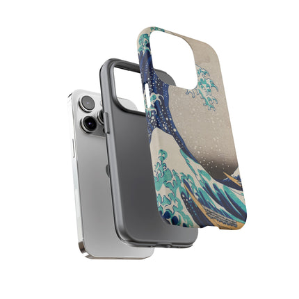 The Great Wave off Kanagawa by Katsushika Hokusai Phone Cases