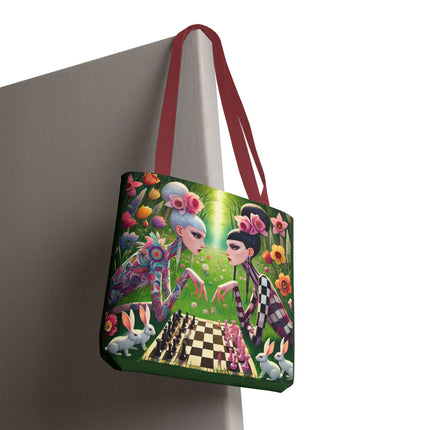 The Spring Gambit: A Fairy’s Move Tote Bag – Whimsical Chess & Spring Magic
