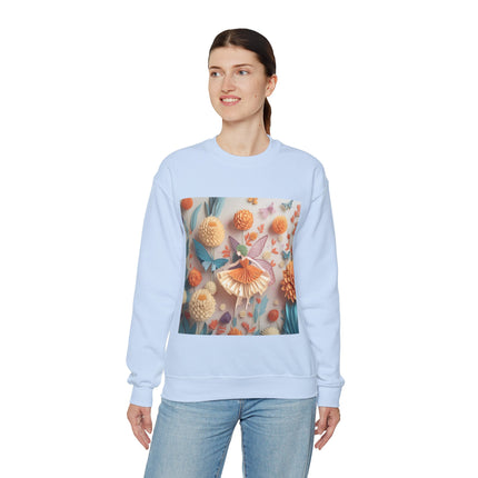 Dahlia Fairy Unisex Heavy Blend™ Crewneck Sweatshirt