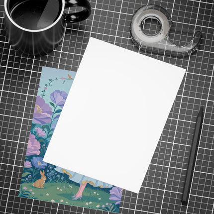🌸🐇 The Secret Blossom Garden Postcards With Envelopes – Art Deco Spring Whimsy