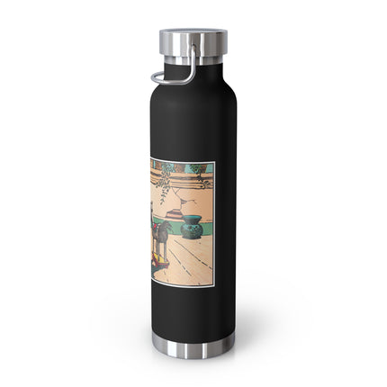Mischievous Mice on Wheels Copper Vacuum Insulated Bottle, 22 oz