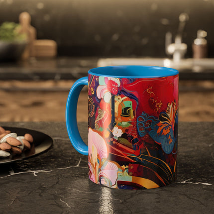 Ethereal Irises Colorful Mugs (11oz, 15oz)