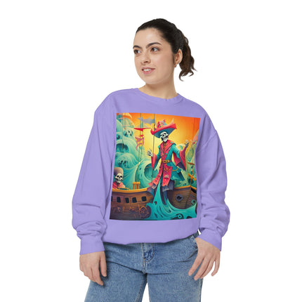 Skeleton Crew of the Misty Seas Unisex Garment-Dyed Sweatshirt