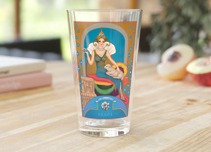 April & Diamond Zodiac Pint Glass