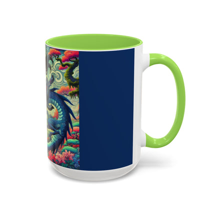 Mystic Guardian of the Sky Light Colorful Mugs (11oz, 15oz)