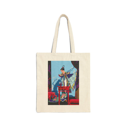 A Visual Journey by Umberto Brunelleschi Cotton Canvas Tote Bag