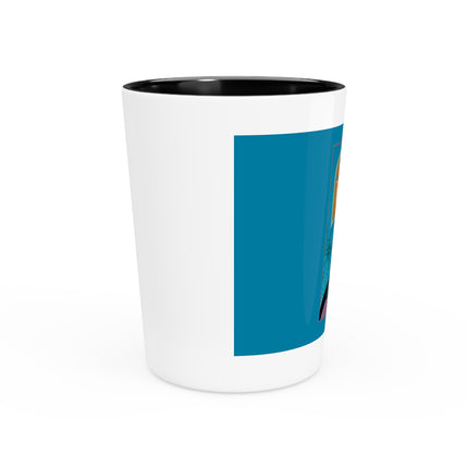 March & Aquamarine (Gem Series) by Sofia Chiostri Ceramic Shot Glass