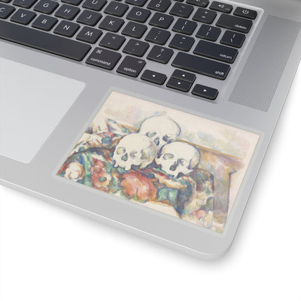 The Three Skulls by Paul Cézanne Kiss-Cut Stickers (4 Sizes)