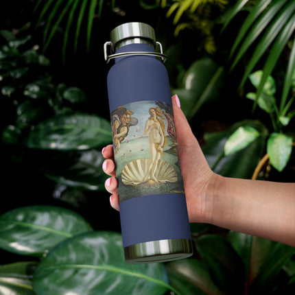 Birth of Venus by Sandro Botticelli Copper Vacuum Insulated Bottle, 22oz