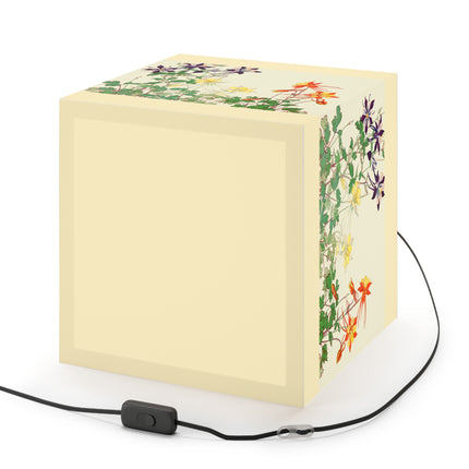 Aquilegia Flower by Tanigami Kônan Light Cube Lamp