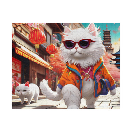 Fashionista Feline Puzzle (110, 252, 520, 1014-piece)