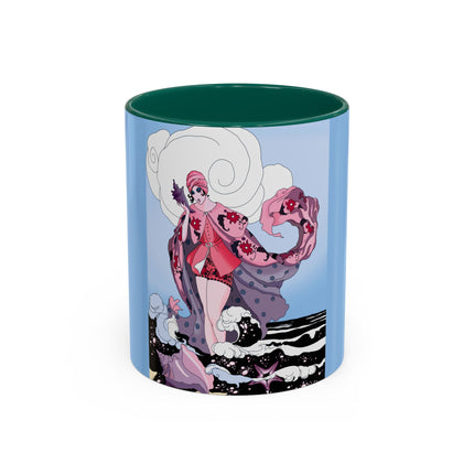 Goddess of the Swirling Sea Colorful Mugs (11oz, 15oz)