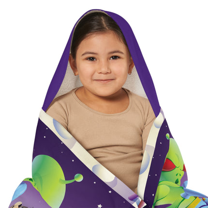 Cosmic Clash Youth Hooded Towel