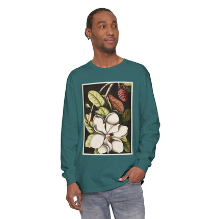 Natural History Plate 61 by Mark Catesby Garment-dyed Long Sleeve T-Shirt