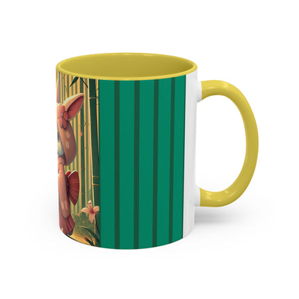Geisha Kitten’s Easter Stroll Colorful Mugs (11oz, 15oz)