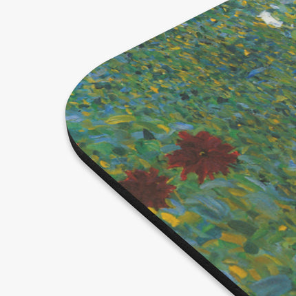 Cottage Garden by Gustav Klimt Mouse Pad (Rectangle)