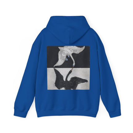 The Swan by Hilma af Klint Heavy Blend™ Hooded Sweatshirt