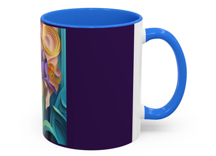The Elegant Iris Flower Colorful Mugs (11oz, 15oz)