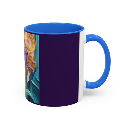 The Elegant Iris Flower Colorful Mugs (11oz, 15oz)