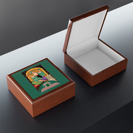 May & Emerald (from the Gem Series) by Sofia Chiostri Jewelry Box