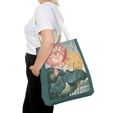 The Sacred Egyptian Lotus by Robert John Thornton Tote Bag (AOP)