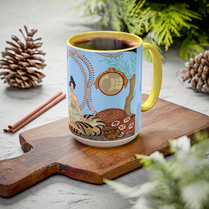 Minuit … ou l’appartement à la mode by George Barbier Colorful Mugs (11oz, 15oz)