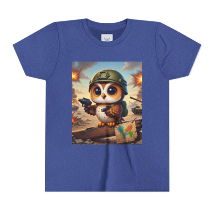 Owl on the Front Lines Youth Short Sleeve Tee