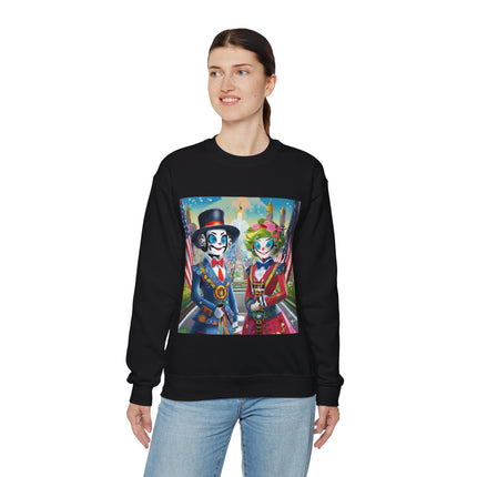 Cyber Punk Warrior Robots Unisex Heavy Blend™ Crewneck Sweatshirt