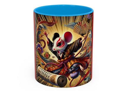 Theatrical Mouse on a Mission Colorful Mugs (11oz, 15oz)