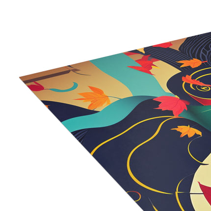 Black Cat in Kimono Postcards (envelopes included) - Bundles of 10, 30, 50 Pieces