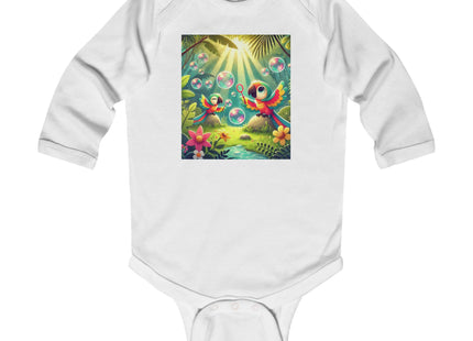 Parrots and Bubbles Infant Long Sleeve Bodysuit