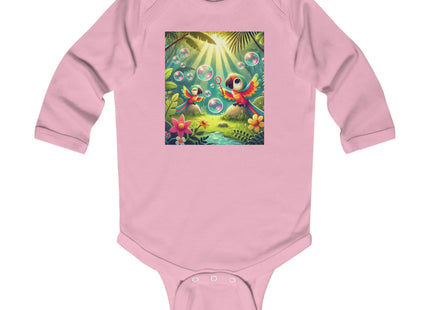 Parrots and Bubbles Infant Long Sleeve Bodysuit