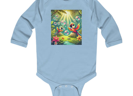 Parrots and Bubbles Infant Long Sleeve Bodysuit