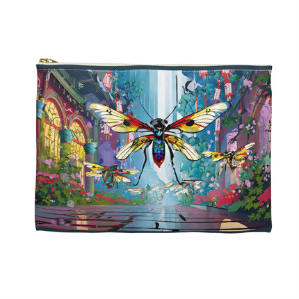 Neon Swarm Pencil Case