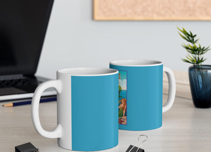 Three Mermaids with Strings of Pearls by Carlo Chiostri Ceramic Mug 11oz