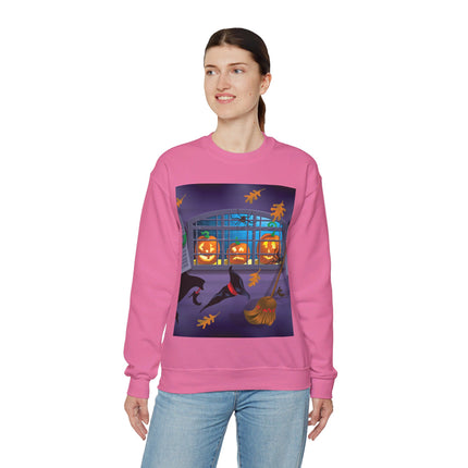 Whimsical Halloween Mischief Unisex Heavy Blend™ Crewneck Sweatshirt
