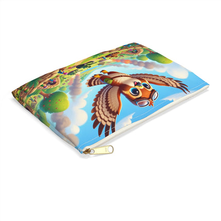 Red-Tailed Hawk in Battle Accessory Pouch – Sky Guardian & Bold Flight