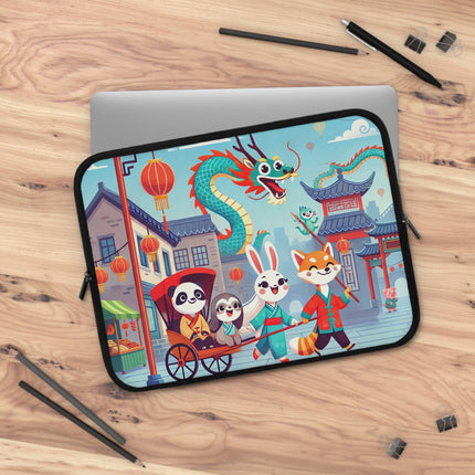 The Little Dragon and Friends Laptop Sleeve – Friendship, Adventure & Storybook Charm